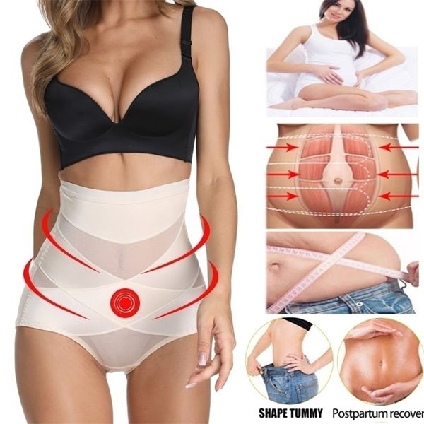 

women waist trainer body shaper tummy control postpartum belly shaper women shapewear fajas colombianas slimming pants underwear 220623