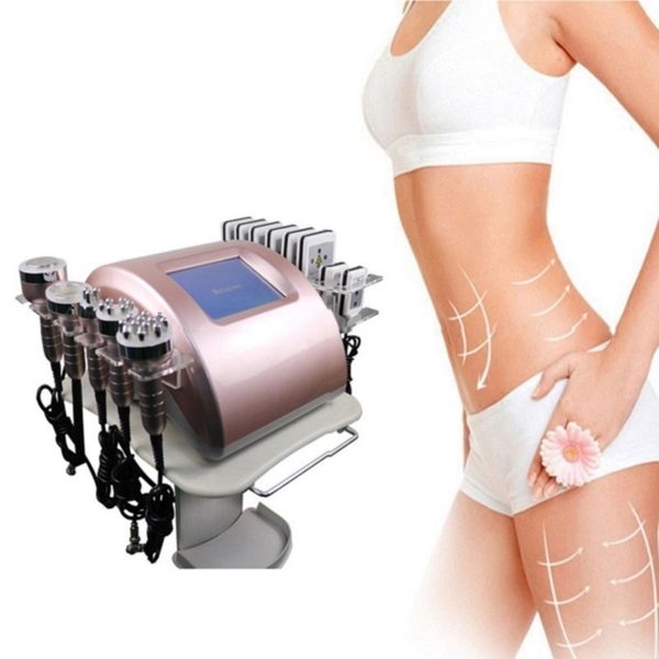 Macchina per dimagrire il corpo del laser lipo di cavitazione ultrasonica dispositivi per modellare il lifting del viso lipolisi sotto vuoto radiofrequenza per la rimozione delle rughe