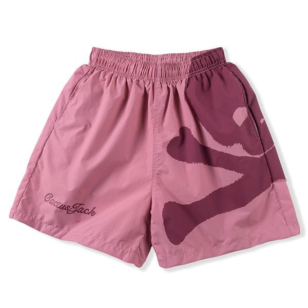 Calças de praia Swim Trunks Calções secas rápidas de alta qualidade Crânio Impresso Homens Mulheres Academia Calças curtas