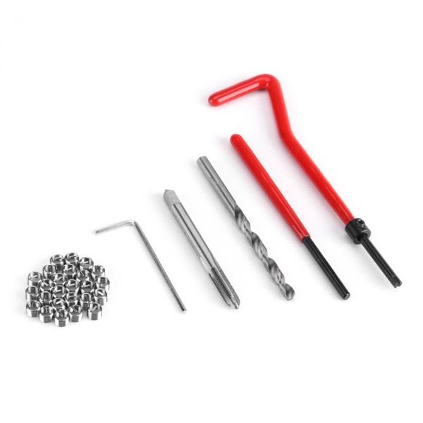 Conjuntos de ferramentas para mãos profissionais Conjunto de 30 peças m5/m6/m8 kit de reparo de rosca compatível para reparo automático Filettatura utensileriaprofessional