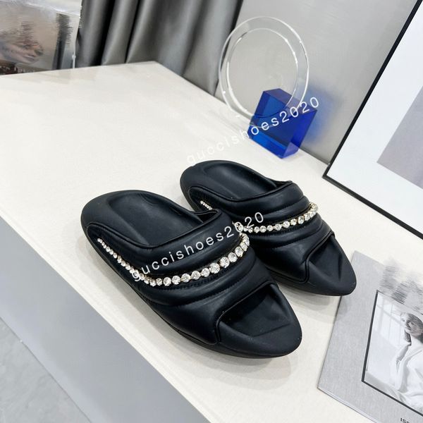 

flat sandals slippers wide front straps panther printed padded lining white black women summer fashion beach slides size35-45, Black;red