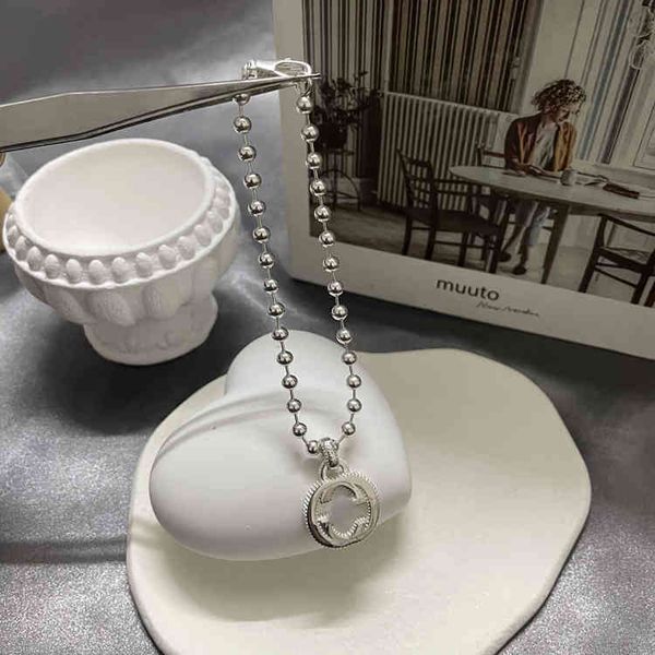 

chain bracelet fashion silver round bead interlocking bracelet pendant bracelet for men and women, Black