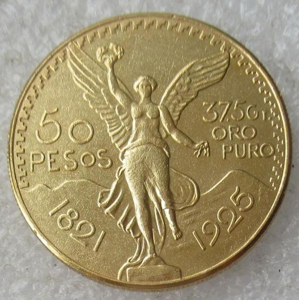 

1925 mexico gold 50 peso coin copy coin
