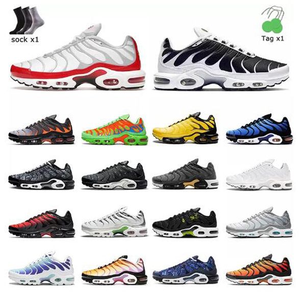

outdoor jogging sports plus tn se running shoes mens womens tuned oreo triple black white university red digital camo sky blue multi first u