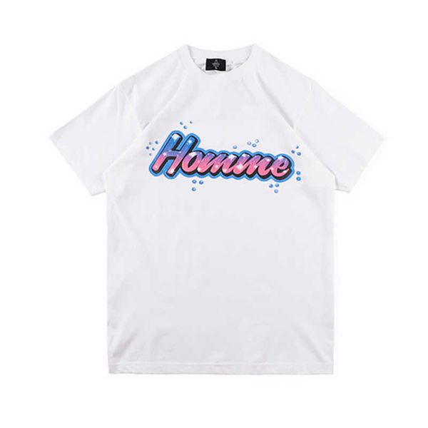 

homme bubble word tee, White;black