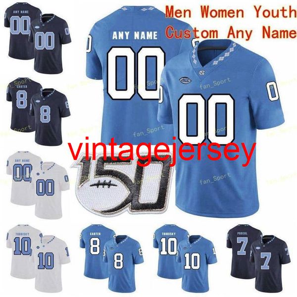 

ncaa college jerseys north carolina tar heels 19 dazz newsome 2 khafre brown 21 chazz surratt 22 charlie justice 42 robert quinn custom, Black