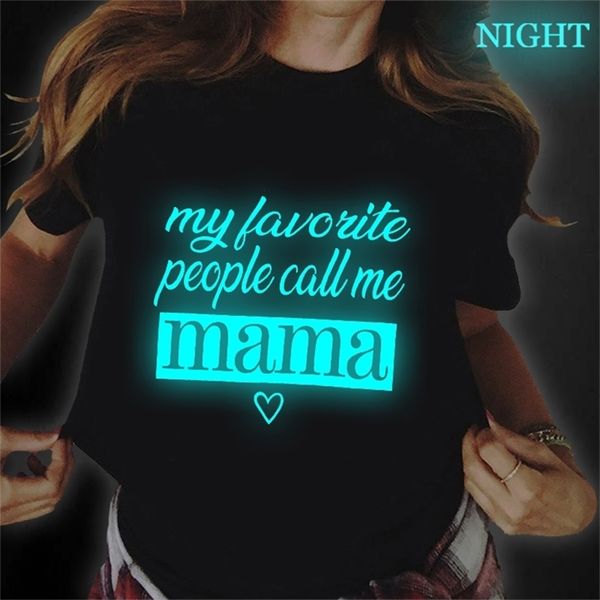 

mama letters gift fashion mom lady mother day ladies shirts graphic female womens tee t-shirt t shirt luminous t-shirts 220609, White;black