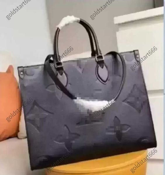

shoulder bags onthego large capacity totes luxurys womens handbags purse flower tote bag ladies casual tote pvc leather bag m9