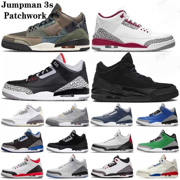 

black cement low jumpman 3 basketball shoes 3s sneaker racer women men cool grey retro true blue georgetown gs unc pine green fire red og sp