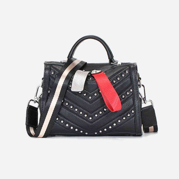 

boston bag lady wide shoulder single shoulder bag cross messenger women's bag 220615