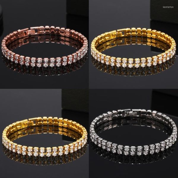 Armreif Verkauf Strass Rose Gold Armband Charme Weibliche Kristall Mode Braut Hochzeit Schmuck GeschenkeBangle Kent22