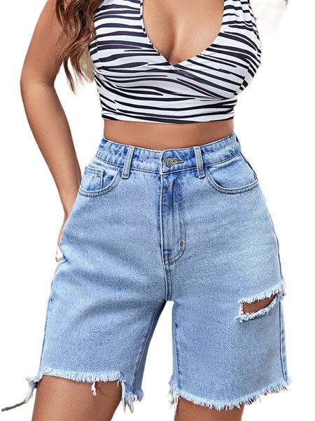 

high waist raw hem denim shorts v9kz#, White;black
