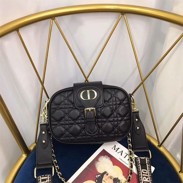 

10% off 2022 trendy handbags fashion women's new buckle trend lingge chain broadband foreign style korean oblique cross small round