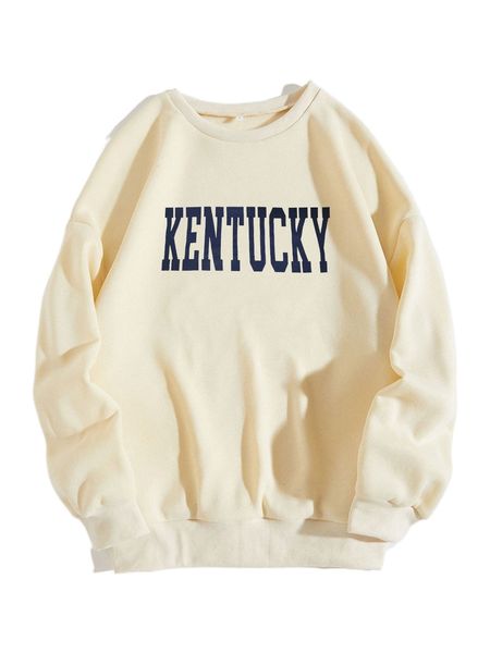 

letter graphic thermal pullover f9cg#, Black