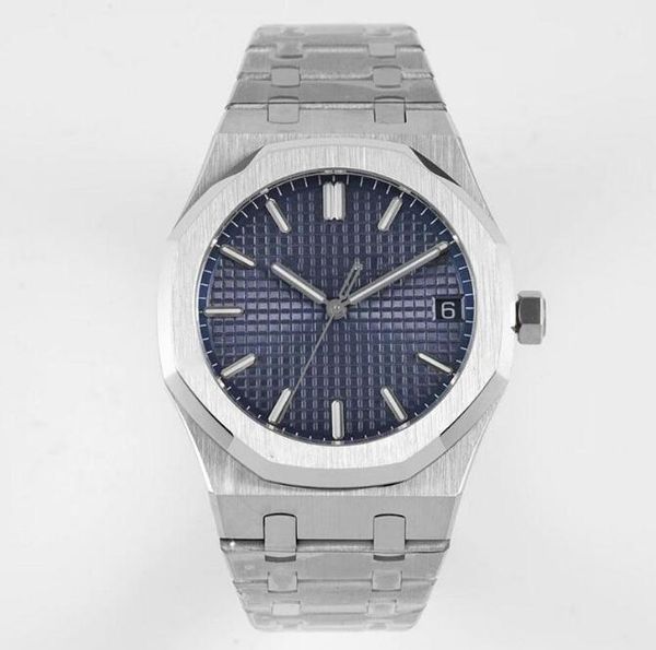 

mens watch automatic mechanical watches 41mm stainless steel business wristwatches for men fashion wristwatch gift montre de luxe, Slivery;brown
