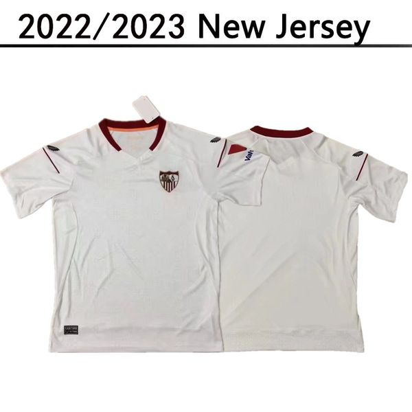 

22 23 seville home away soccer jerseys 2022 2023 ocampos navas ever banega de jong el haddadi torres rakitic kounde football shirt, Black;yellow