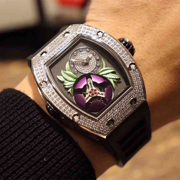 

fashion watches mens montre diamond movement luxury designer watch fashion women's men's 9z9d iced out gift, Slivery;brown