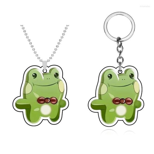 Keychains Anime Killing perseguindo o chaveiro de acrílico Sangwoo Yoonbum Frog Chain para homens Homens Crianças Presente de Natal Miri22