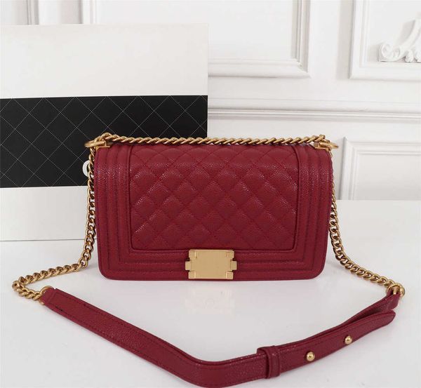 

ladys designer handbag hasp bags high capacity shoulder cross bag purses and fashion solid color chain type handbags with box