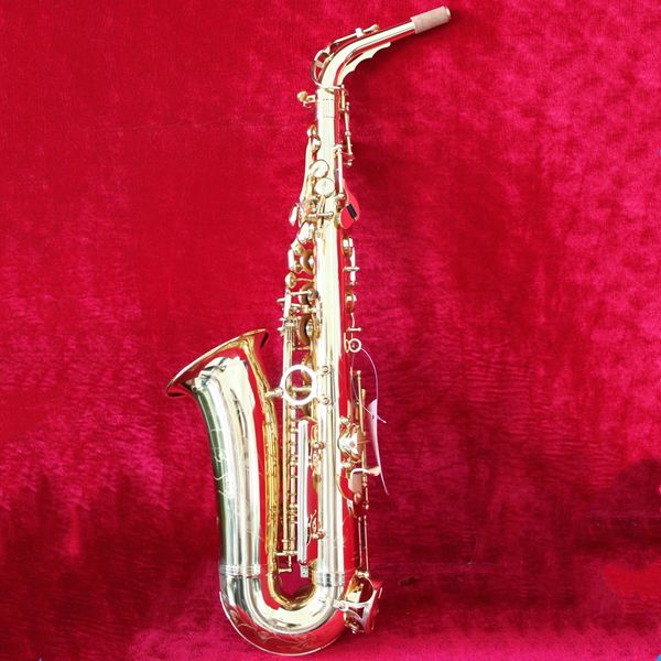 

high grade gold color body classical type alto saxophone