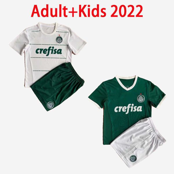 

kids kit 2022 2023 palmeiras soccer jerseys boys set goalkeeper dudo g.jesus jean alecsandro allione cleiton xavier 22 23 child suit, Black;yellow