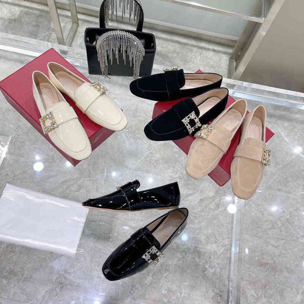 

shoes women's dress spring shoes children's simple suede sports crystal flat decorative women's sailing series, Black