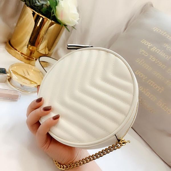 

shoulder luxurys women for chest 2021 wallet zipper bag handbags female fashion handbag bags chain tote key designers, Brown;gray