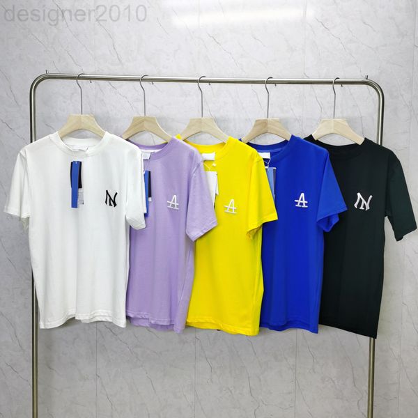 

women's t-shirt designer 2022 korea chao brand full-size printed large letters on the back couple short sleeve t-shirt female summer 6k, White