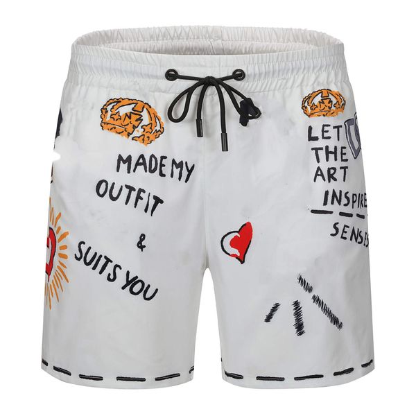 

2022ss men's shorts classic fashion beach shorts breathable comfortable soft street luxury summer heat resistant size s-3xl, White;black