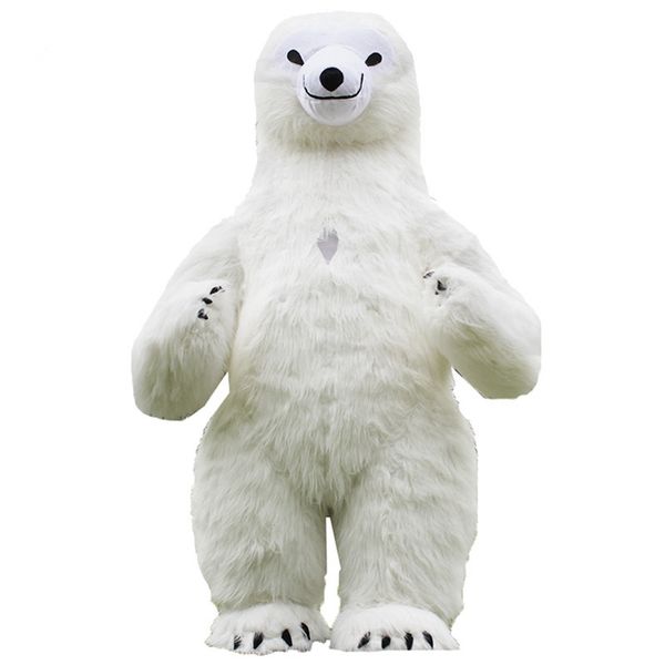 

mascot doll costume new style polar bear inflatable costumes advertising 2m tall customize for suitable for 1.6m to 1.8m men women cos, Red;yellow