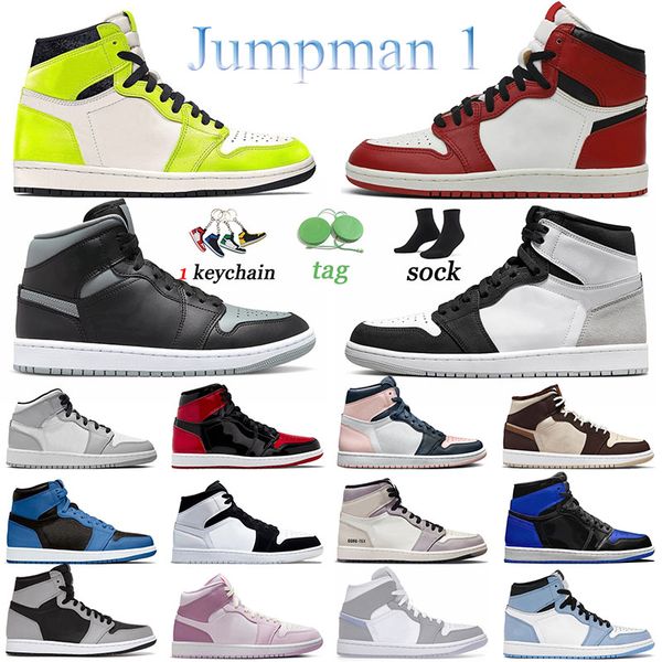 

original og 1 1s basketball shoes womens mid jumpman chicago reimagined mens trainers sports dark marina blue stage haze sneakers shadow bre