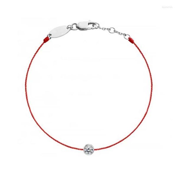Bracelets de charme B01-001f linha de rosca vermelha manualmente, corda de pulseira artesanal para mulheres de aniversário joalheria Kent22