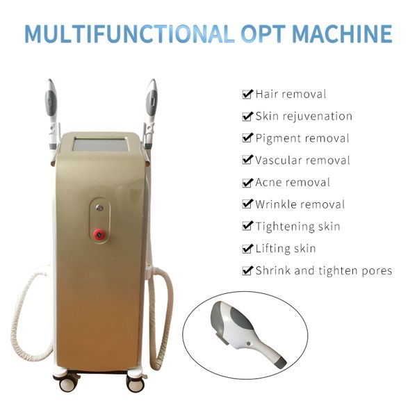 

double laser handle ipl opt e-light laser machine factory directly sales price