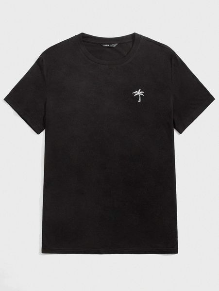 

men embroidery coconut tree a2n5#, White;black