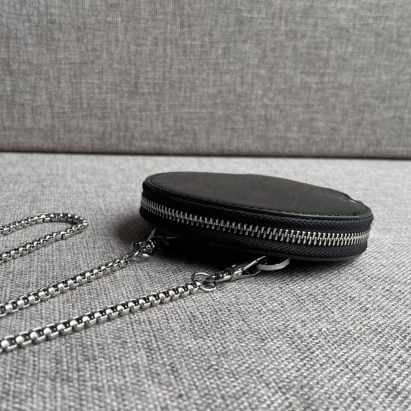 

2 colors mini round handbags designer chain bag fashionable pieces for lipsticks brand pocket money bags pd005, Black;red