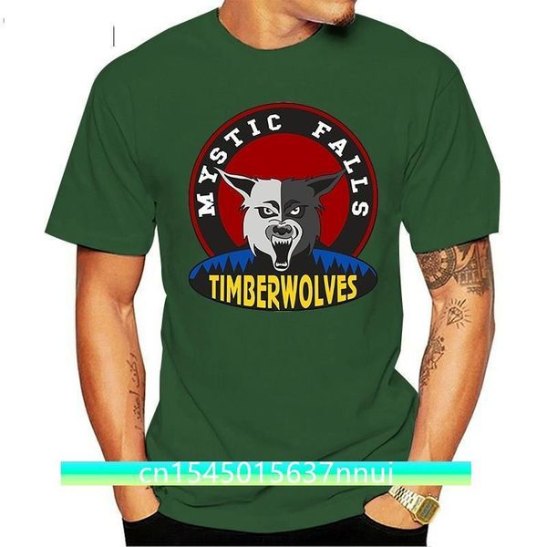 

mystic falls timberwolves mens tshirt tees fitness hip hop men tshirts clothing super big size zl 220702, White;black