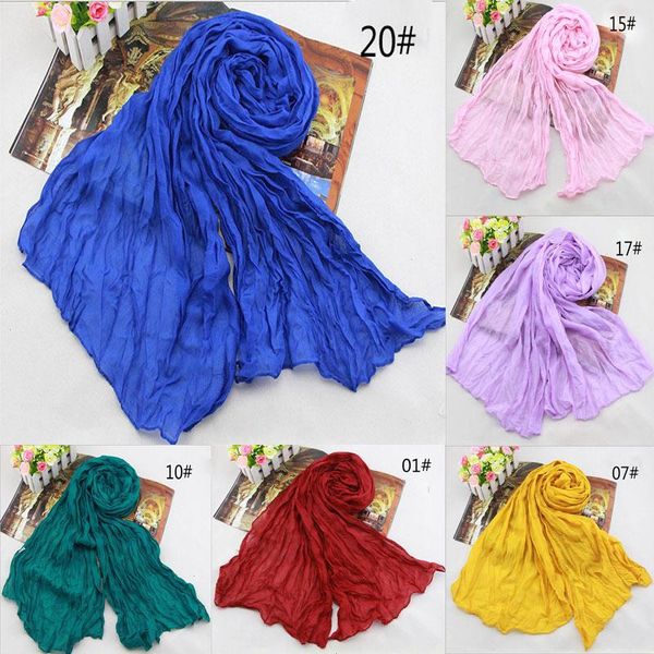 

brand fashion cotton amp flax blending summer scarf women 180 50cm solid long womens shawl cachecol wj002, Blue;gray
