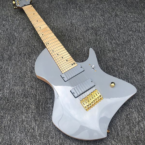 

factory direct 8-string tosin abashi animal leader signature gray electric guitar neck mahogany 5 spell body basswood postage
