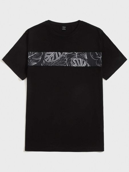 

men tropical print o8oy#, White;black