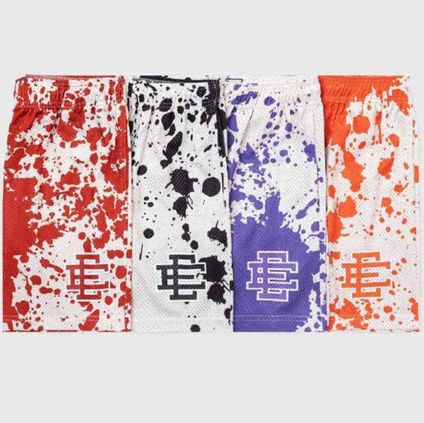 

eric emanuel ee basic short men's casual shorts newyork city skyline outdoor summer sandbeach gym workout mesh basketball football spor, White;black