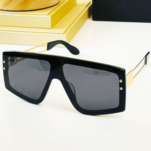 

designer sunglasses fashion brand glasses uv protection men and women 233 classic one piece rimless lens trend brand mens sunglassess origin, White;black