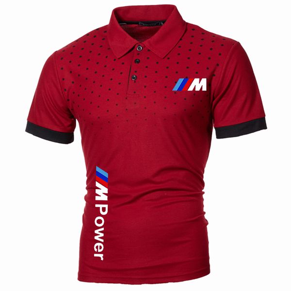 

men's polo shirt designer summer classic print casual business style summer breathable quick-drying short sleeves, White