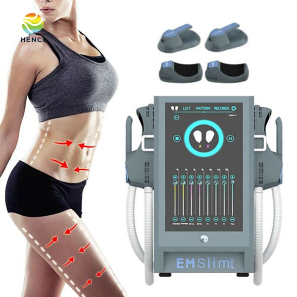 

smart type ems 4 handles body sculpting muscle building ems rf with pelvic floor slimming machine