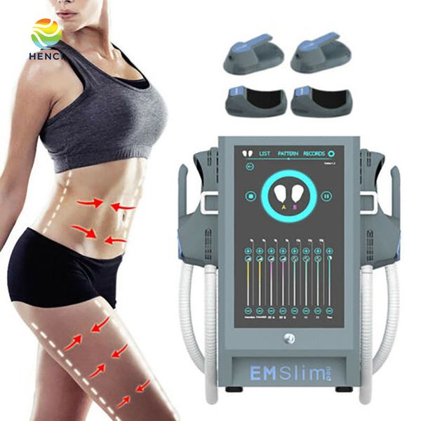 Intelligenter Typ Ems 4 Griffe Body Sculpting Muscle Building Ems RF mit Beckenboden-Schlankheitsmaschine