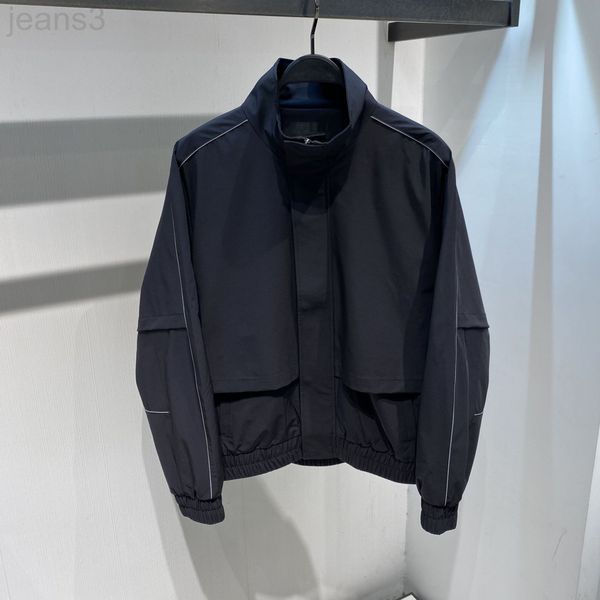 

men's jackets designer 22 men's spring fashion jacket black loose casual work clothes stand collar b1bcb1110 xkzd, Black;brown