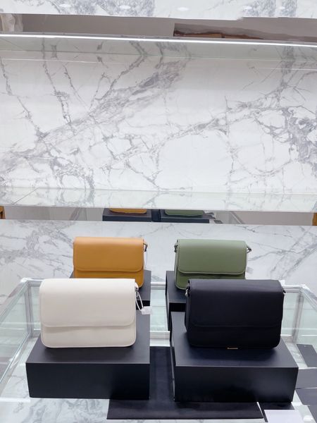 

selling women shoulder designer bags purse big large plain crossbody handbag bag popular saddle flap classic message bag square lock box siz