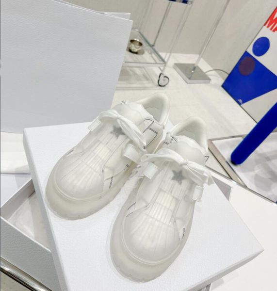

id sneakers designer clear shell toe white leather dark blue pine green red jelly sole tpu versatile mwscv lu5o, Black