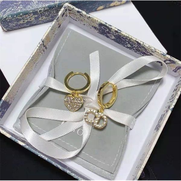 

80% off outlets earrings love letter female simple personality versatile small silver needle anti allergy, Golden