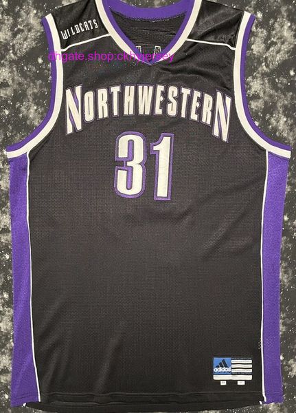 

stitched authentic vintage northwestern wildcats davor duvancic basketball jersey mens kids throwback jerseys, Black