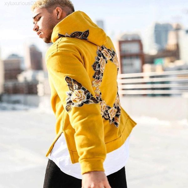 

2019 tracksuit men off yellow white hooded hoodies mens streetwear sweatshirt hip hop printing pullover fleece hoodie moleton1, Black